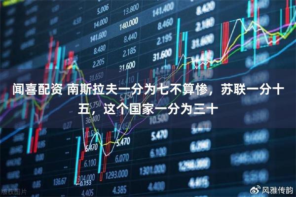 闻喜配资 南斯拉夫一分为七不算惨，苏联一分十五，这个国家一分为三十